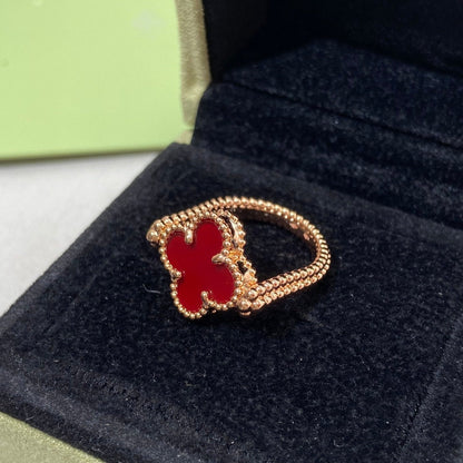 [Okajuri Jewelry] CLOVER RIVERSIBLE RING GOLD COLLECTION