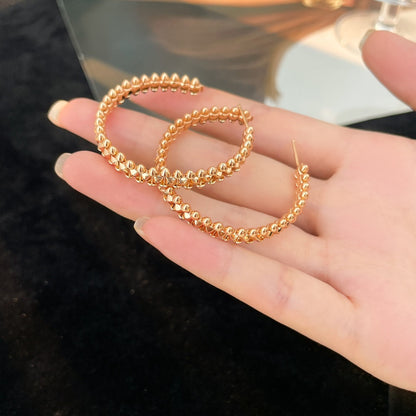 [Okajuri Jewelry] CLASH HOOP LARGE EARRINGS