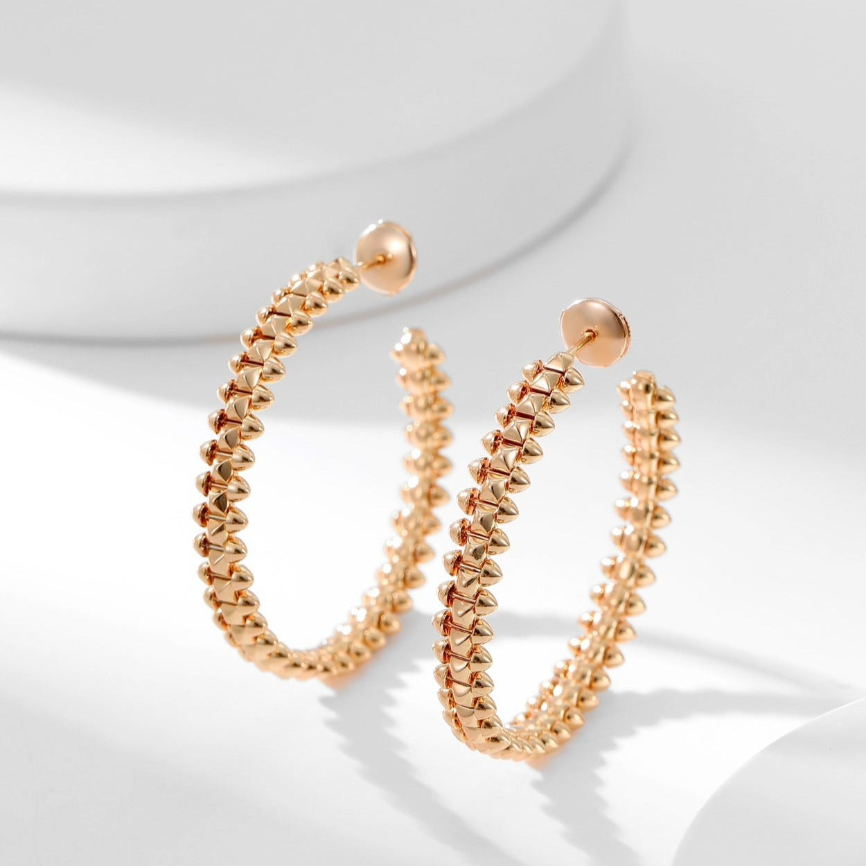 [Okajuri Jewelry] CLASH HOOP LARGE EARRINGS