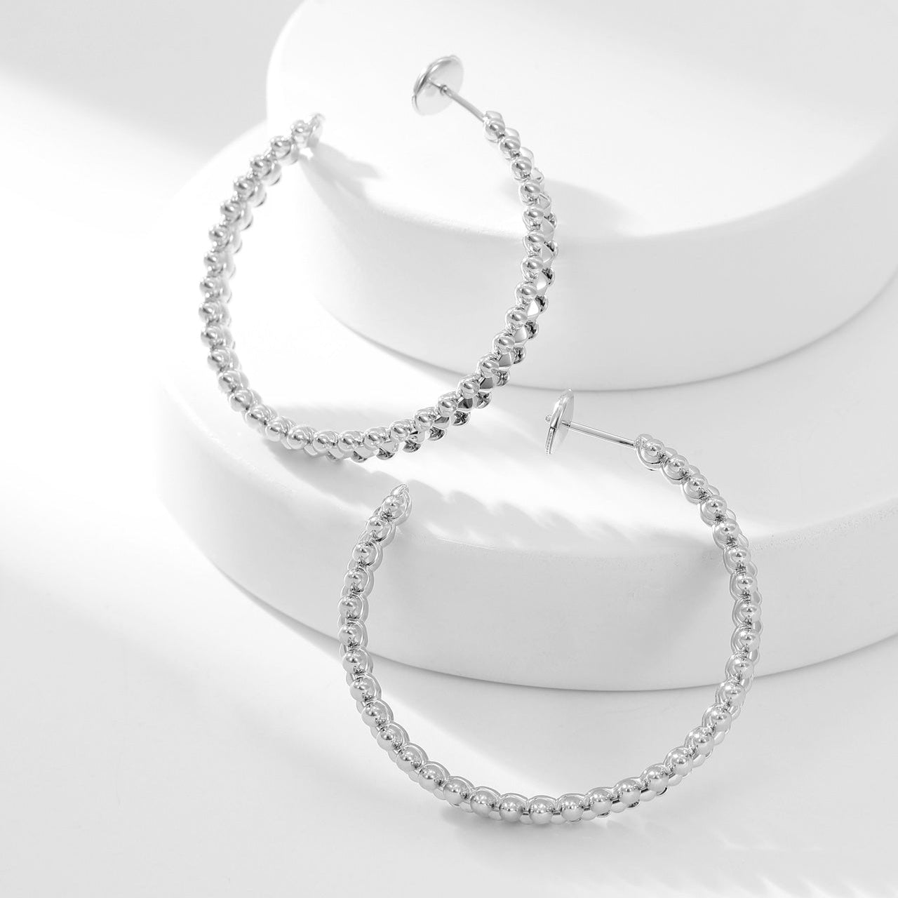 [Okajuri Jewelry] CLASH HOOP LARGE EARRINGS