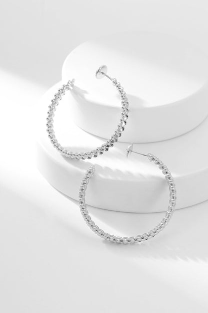 [Okajuri Jewelry]CLASH HOOP EARRINGS