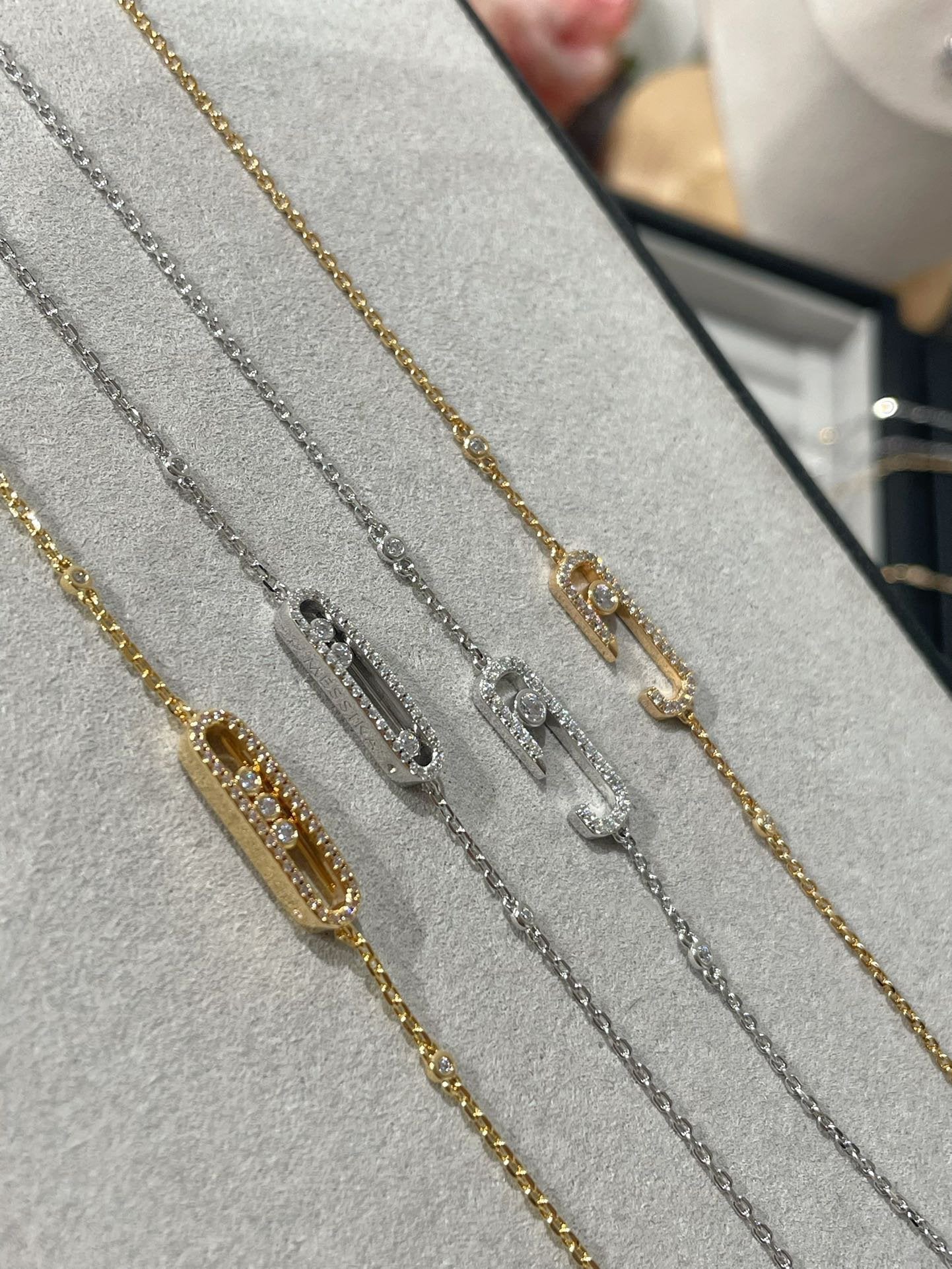 [Okajuri Jewelry]BABY MOVE DIAMOND BRACELET