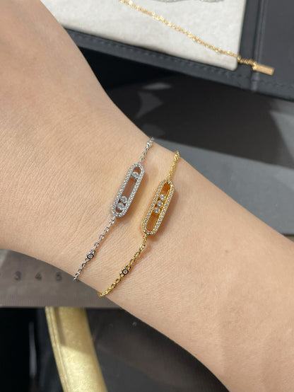 [Okajuri Jewelry]BABY MOVE DIAMOND BRACELET