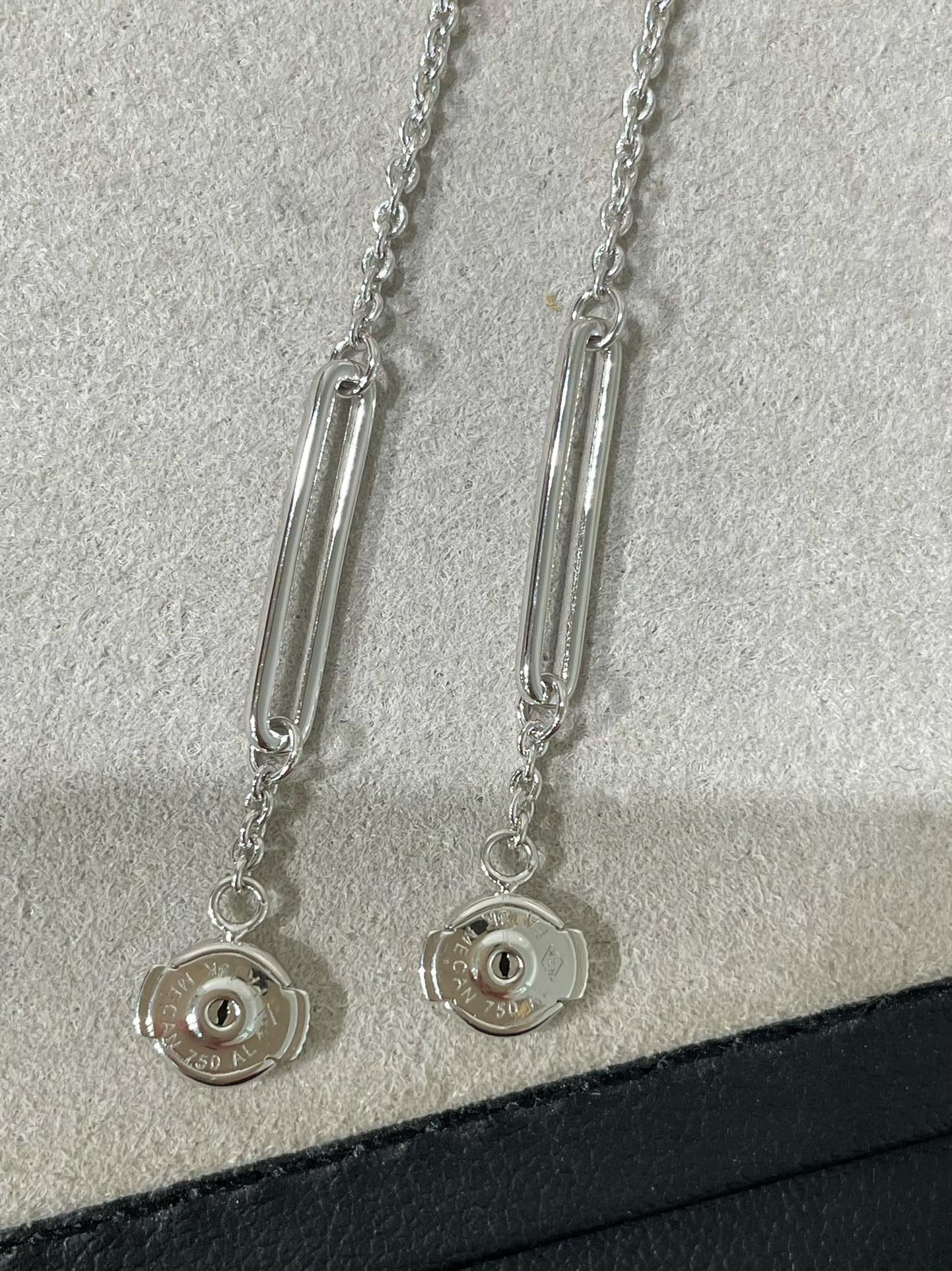 [Okajuri Jewelry]CHAINE CHAOS DIAMOND DROP EARRINGS