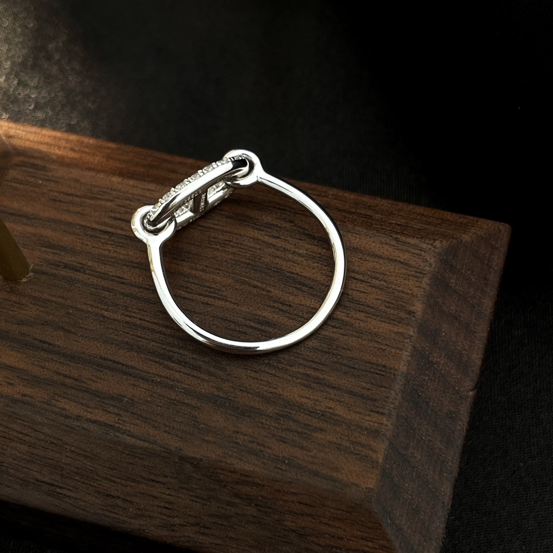 [Okajuri Jewelry]RONDE SMALL SILVER DIAMOND RING