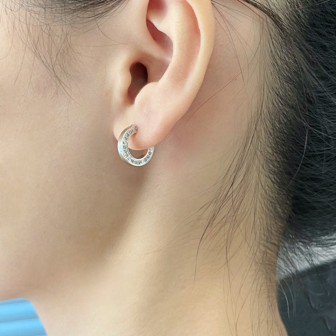 [Okajuri Jewelry] LOVE DIAMOND EARRINGS