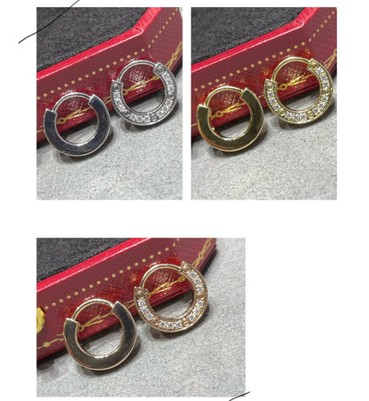 [Okajuri Jewelry]LOVE DIAMOND EARRINGS