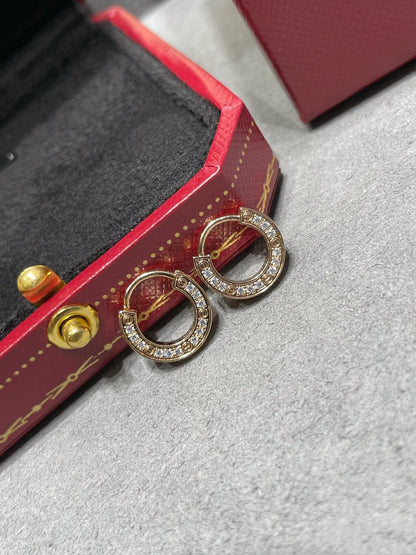 [Okajuri Jewelry]LOVE DIAMOND EARRINGS