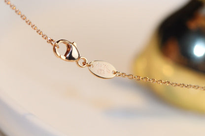 [Okajuri Jewelry]JEUX MALACHITE 1 DIAMOND PINK GOLD NECKLACE