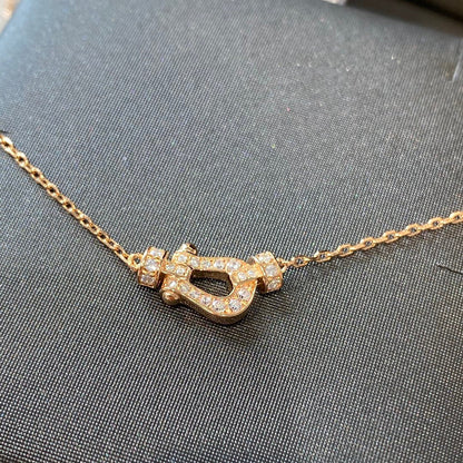 [Okajuri Jewelry]FORCE 10 DIAMOND PINK GOLD NECKLACE MINI MODEL