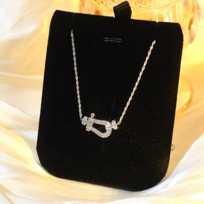 [Okajuri Jewelry]FORCE 10 DIAMOND SILVER NECKLACE MINI MODEL