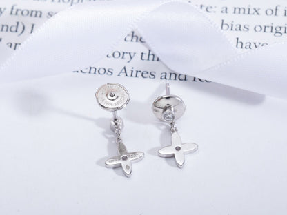 [Okajuri Jewelry]VIDYLLE SILVER DIAMOND MINI DROP EARRINGS
