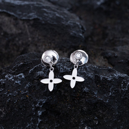[Okajuri Jewelry]VIDYLLE SILVER DIAMOND MINI DROP EARRINGS