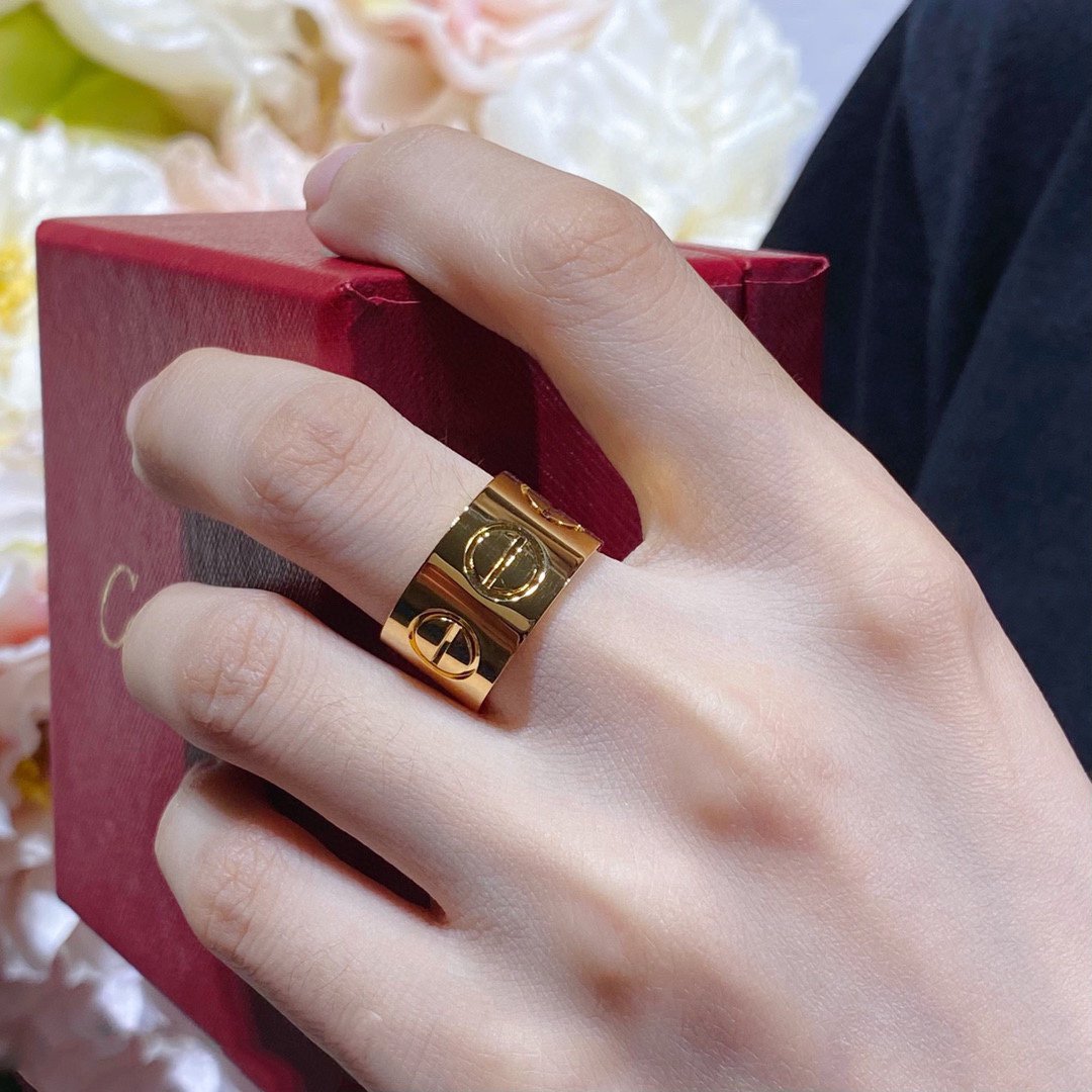 [Okajuri Jewelry] LOVE 11MM LARGE RING