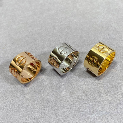 [Okajuri Jewelry]LOVE 11MM LARGE RING