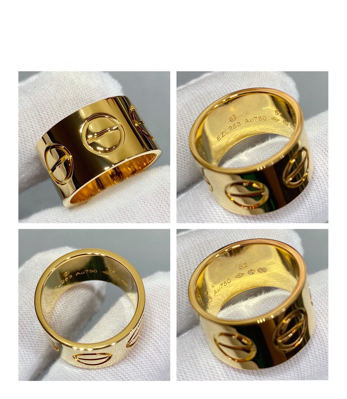 [Okajuri Jewelry]LOVE 11MM LARGE RING