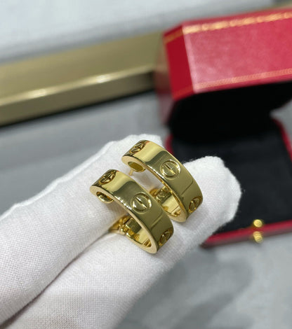 [Okajuri Jewelry]LOVE 5.5MM EARRINGS