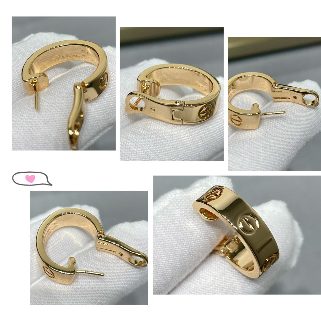[Okajuri Jewelry] LOVE 5.5MM EARRINGS