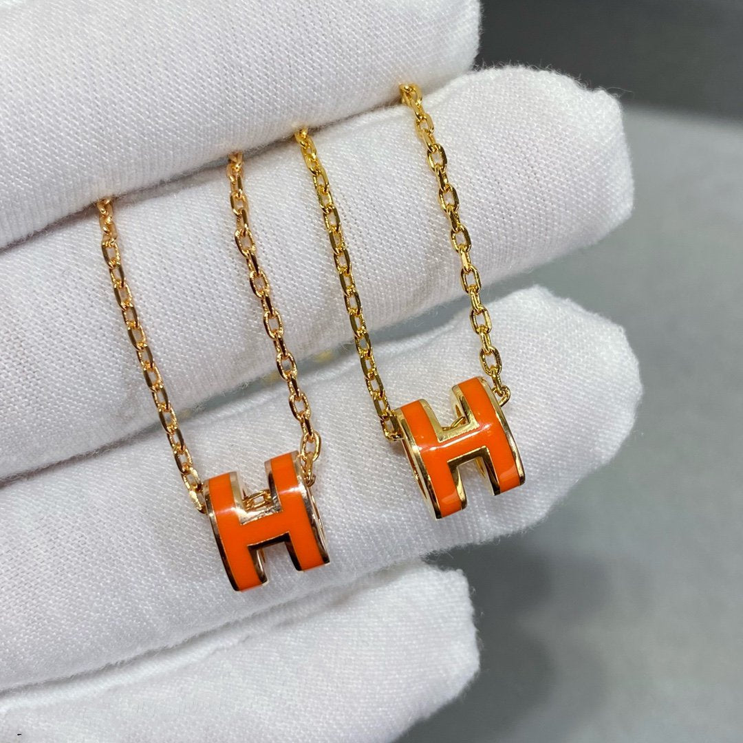 [Okajuri Jewelry]MINI POP H NECKLACE