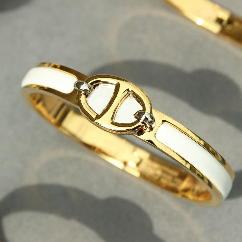 [Okajuri Jewelry]CLIC CHAINE GOLD BRACELET