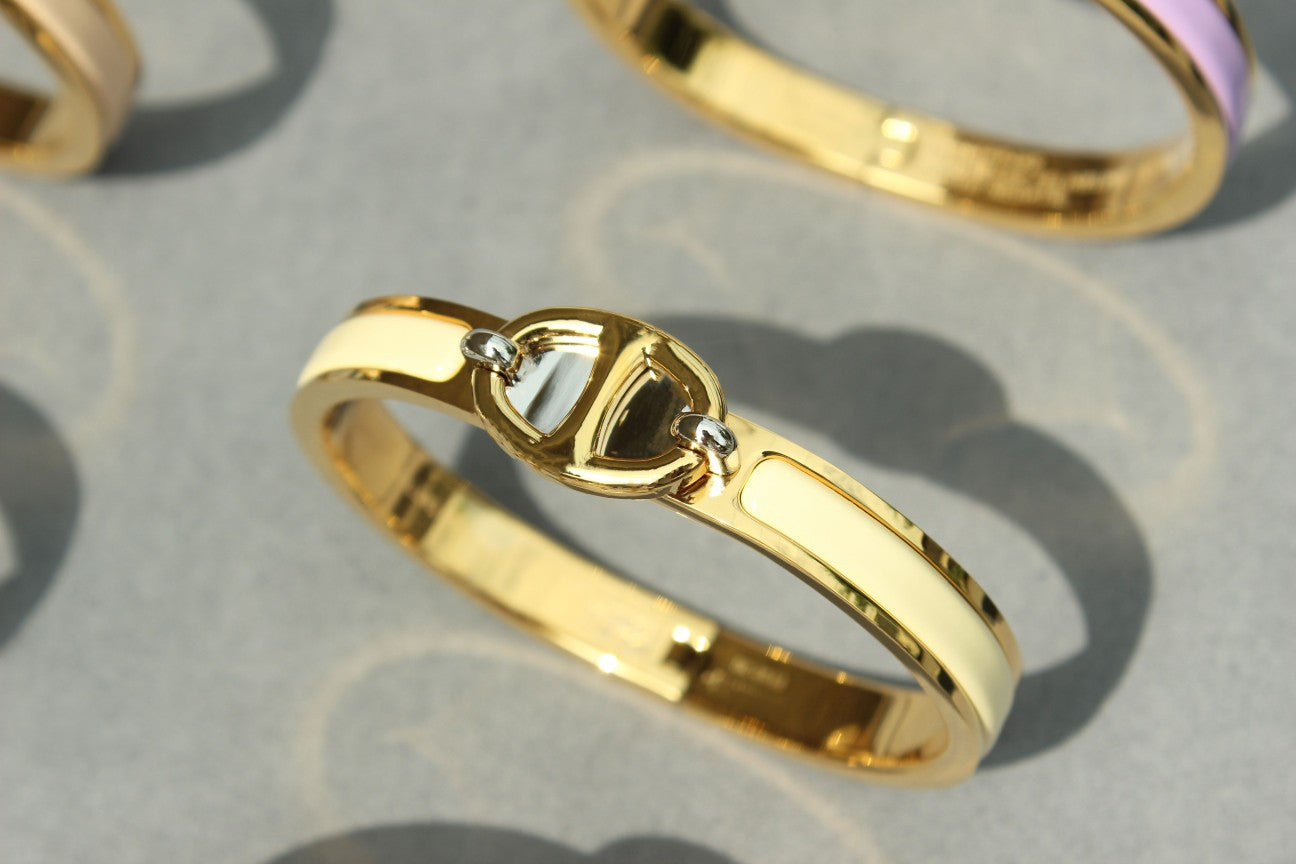 [Okajuri Jewelry]CLIC CHAINE GOLD BRACELET