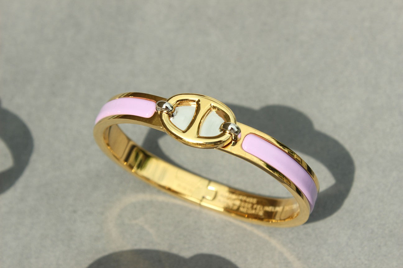 [Okajuri Jewelry]CLIC CHAINE GOLD BRACELET