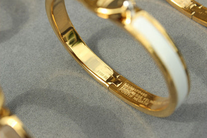 [Okajuri Jewelry]CLIC CHAINE GOLD BRACELET