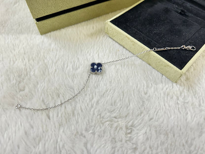 [Okajuri Jewelry]CLOVER 1 MOTIF PIETERSITE BRACELET