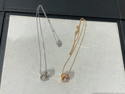 [Okajuri Jewelry]LIENS EVIDENCE DIAMOND PAVED NECKLACE