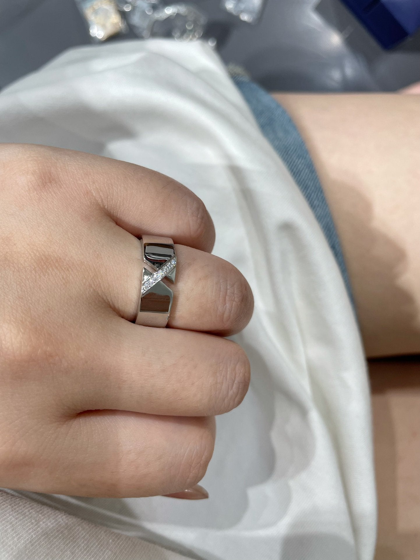 [Okajuri Jewelry]LIENS EVIDENCE DIAOMOND RING