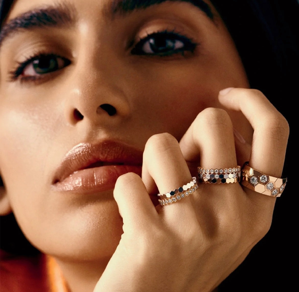 [Okajuri Jewelry]BEE LOVE DIAMOND LARGE RING