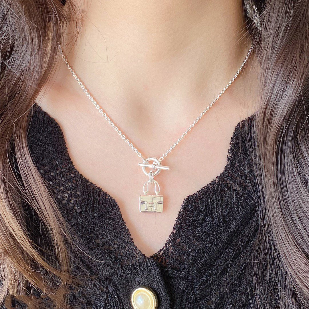 [Okajuri Jewelry]CONSTANCE PEDANT SILVER NECKLACE