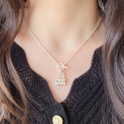 [Okajuri Jewelry]CONSTANCE PEDANT SILVER NECKLACE