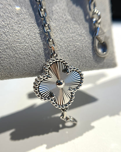 [Okajuri Jewelry]  CLOVER 5 MOTIF LASER BRACELET COLLECTION