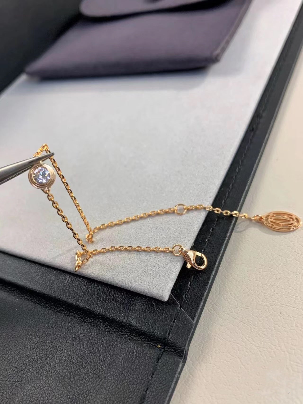 [Okajuri Jewelry]DAMOUR DIAMOND LINK BRACELET