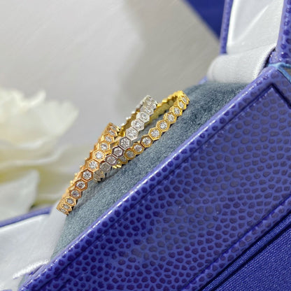 [Okajuri Jewelry]BEE LOVE DIAMOND PAVED SMALL RING