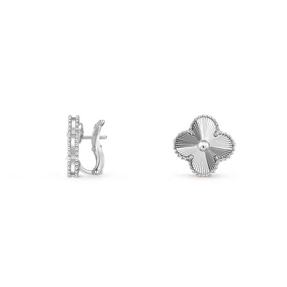[Okajuri Jewelry] CLOVER SILVER 15MM MOP EARRINGS COLLECTION