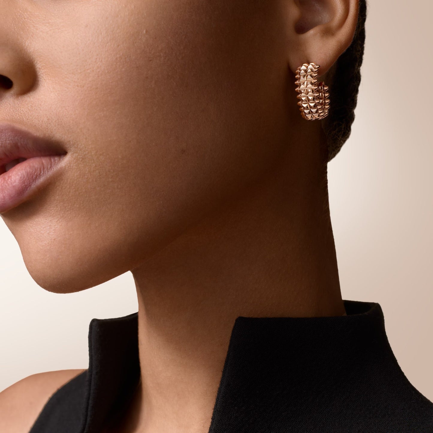 [Okajuri Jewelry] CLASH 9.2MM DOUBLE ROW EARRINGS