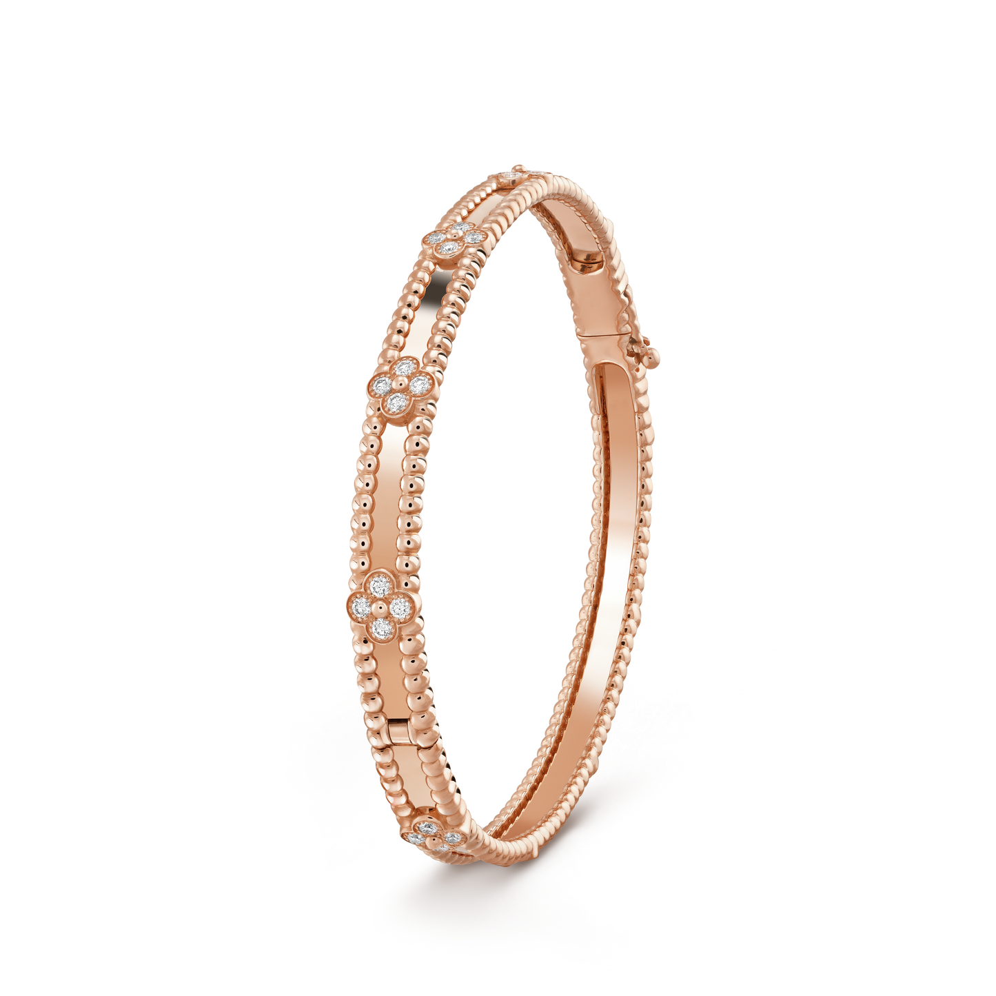 [Okajuri Jewelry] CLOVER BRACELET 4MM DIAMONDS