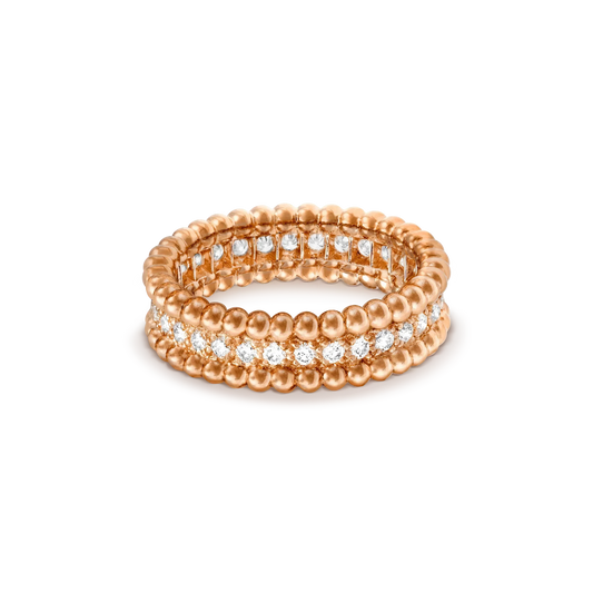[Okajuri Jewelry]PERLEE DIAMOND ROSE GOLD RING