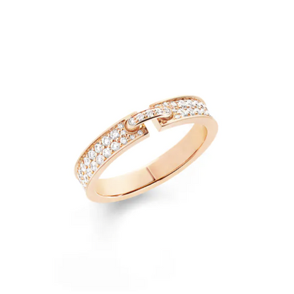 [Okajuri Jewelry]ALLIANCE LIENS VIDENCE PAVED DIAMOND 4MM RING