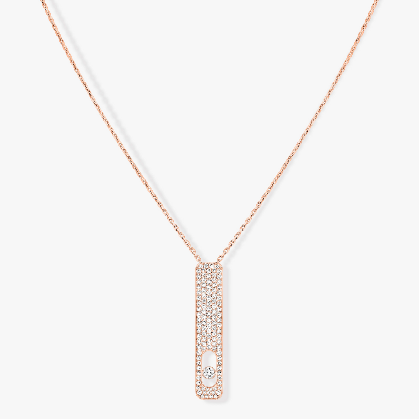 [Okajuri Jewelry]MY FIRST DIAMOND PAVED NECKLACE
