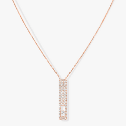 [Okajuri Jewelry]MY FIRST DIAMOND PAVED NECKLACE