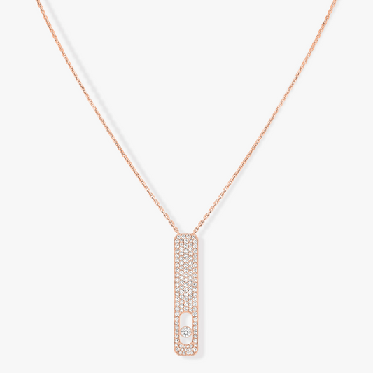 [Okajuri Jewelry]MY FIRST DIAMOND PAVED NECKLACE