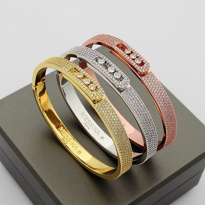 [Okajuri Jewelry]Move Noa Full Pavé Diamond Bangle Bracelet