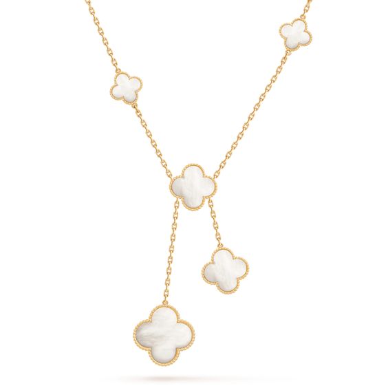 [Okajuri Jewelry]CLOVER MOTHER OF PEARL NECKLACE 6 MOTIF