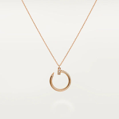 [Okajuri Jewelry]JUSTE NECKLACE PINK GOLD