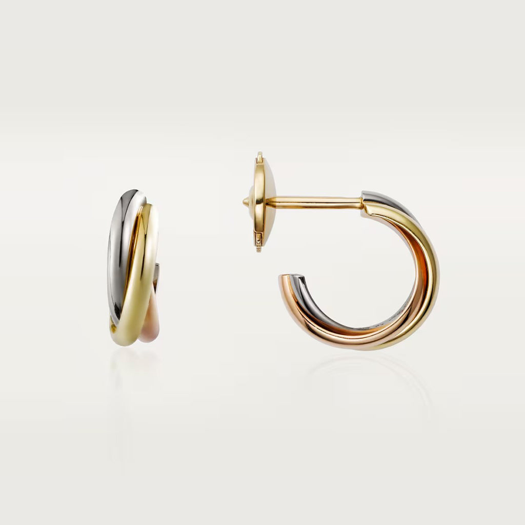 [Okajuri Jewelry] TRINITY ON DIAMOND MINI EARRINGS