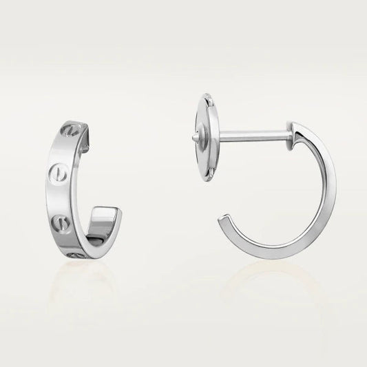 [Okajuri Jewelry]LOVE EARRINGS 2.65MM SILVER