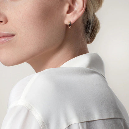 [Okajuri Jewelry] TRINITY ON DIAMOND MINI EARRINGS